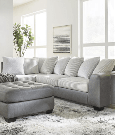 Ashley Clairette Court 2-Piece Sectional with Left Chaise